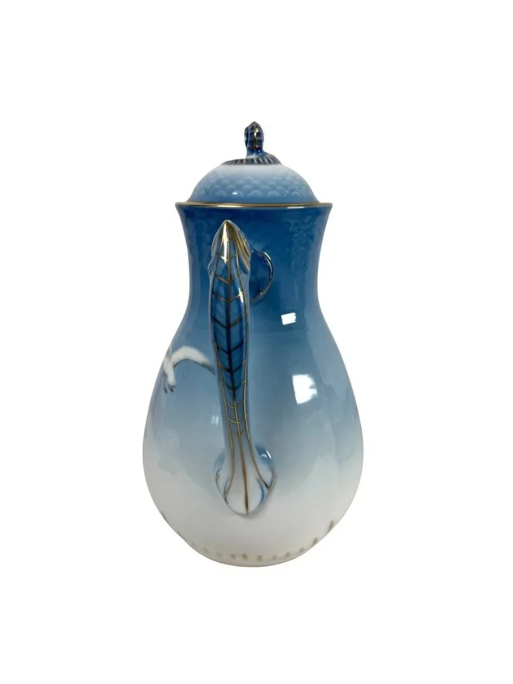 Bing & Grondahl Seagull Denmark 91A Coffee Pot With Lid 9 1/2